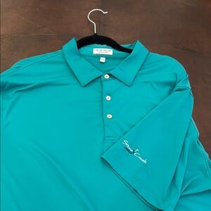 Peter Millar Teal Polo Shirt